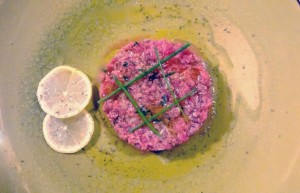 Tartare di manzo e lime